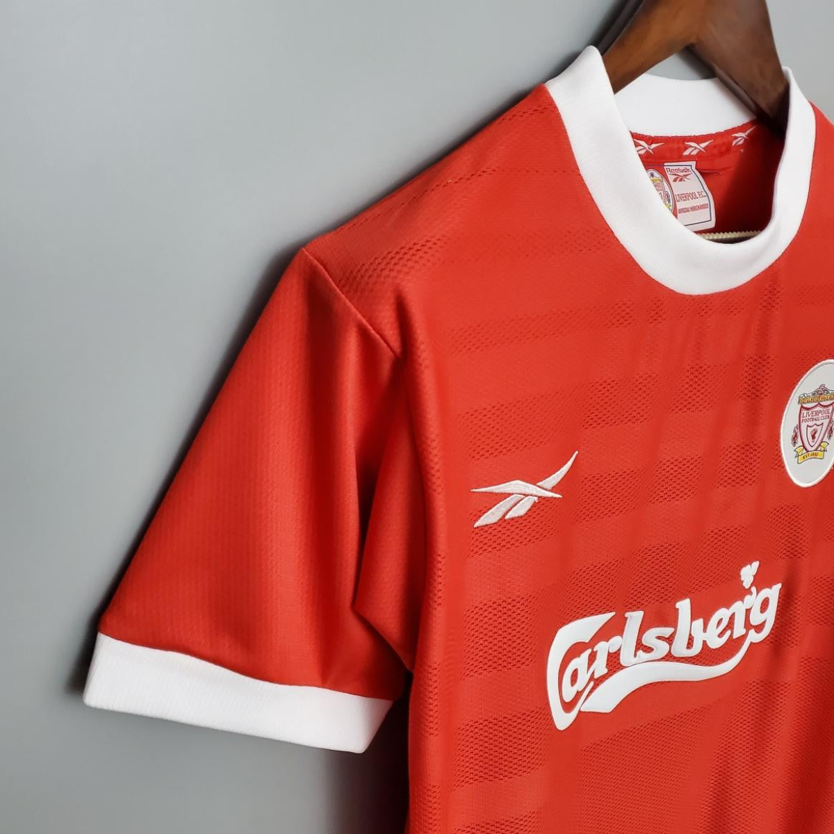 Retro 1998 Liverpool home Soccer Jersey