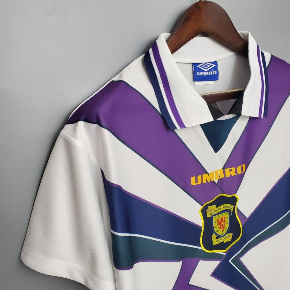 Retro Scotland 94/96 White Soccer Jersey