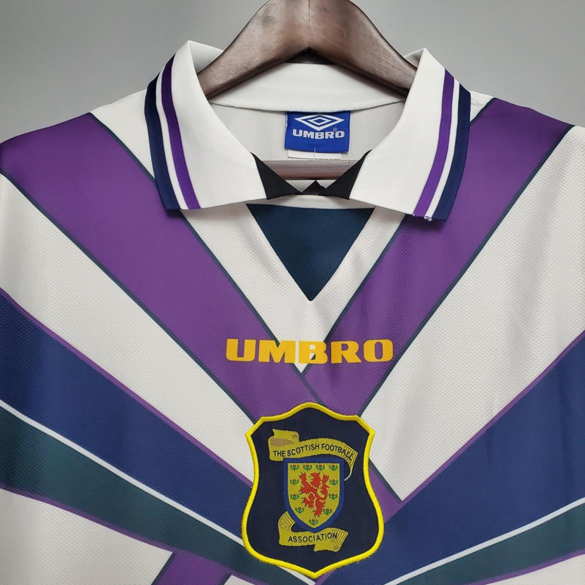 Retro Scotland 94/96 White Soccer Jersey