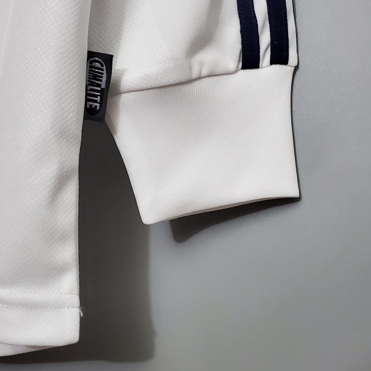 Retro Long Sleeve 01/02 Real Madrid Home Champion league Jersey (No Sponsor)