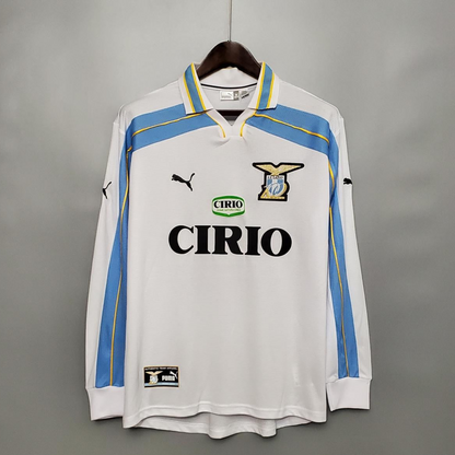 Retro 00/01 Lazio Long sleeve away Soccer Jersey