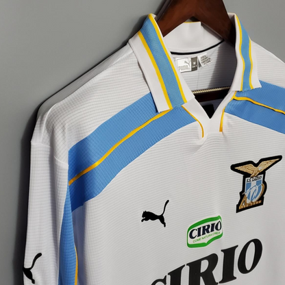 Retro 00/01 Lazio Long sleeve away Soccer Jersey