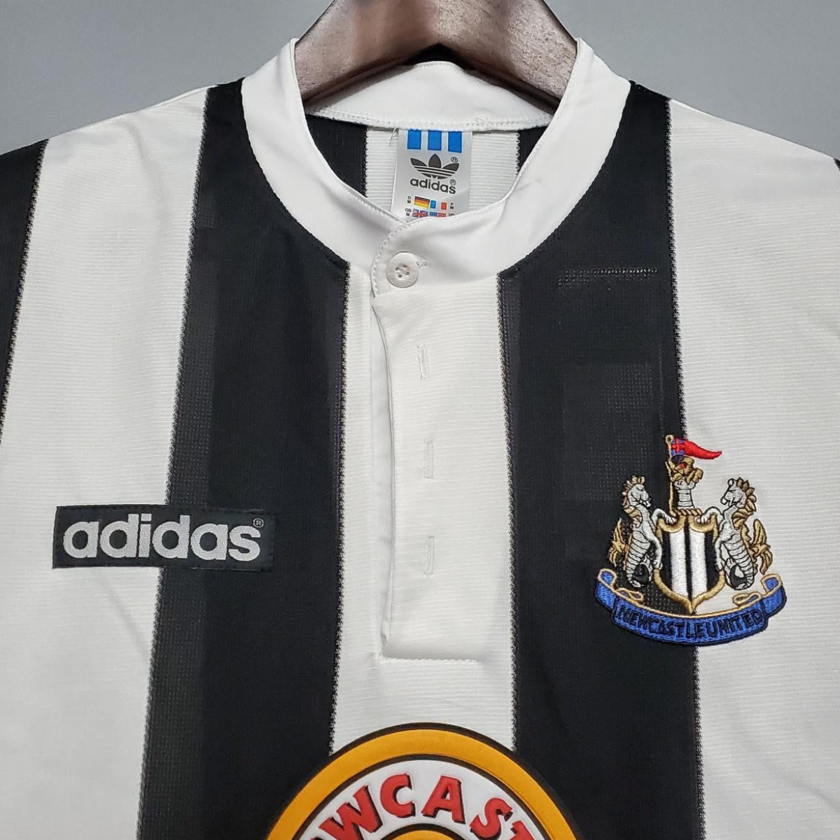 Retro 95/97 Newcastle United home Soccer Jersey