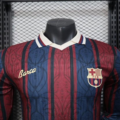 Player Version 25/26 Modernist FC Barcelona Polo Long Sleeve Jersey