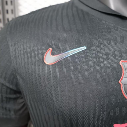 Player Version 25/26 FC Barcelona Black with Pink "T.S. 1989" Jersey