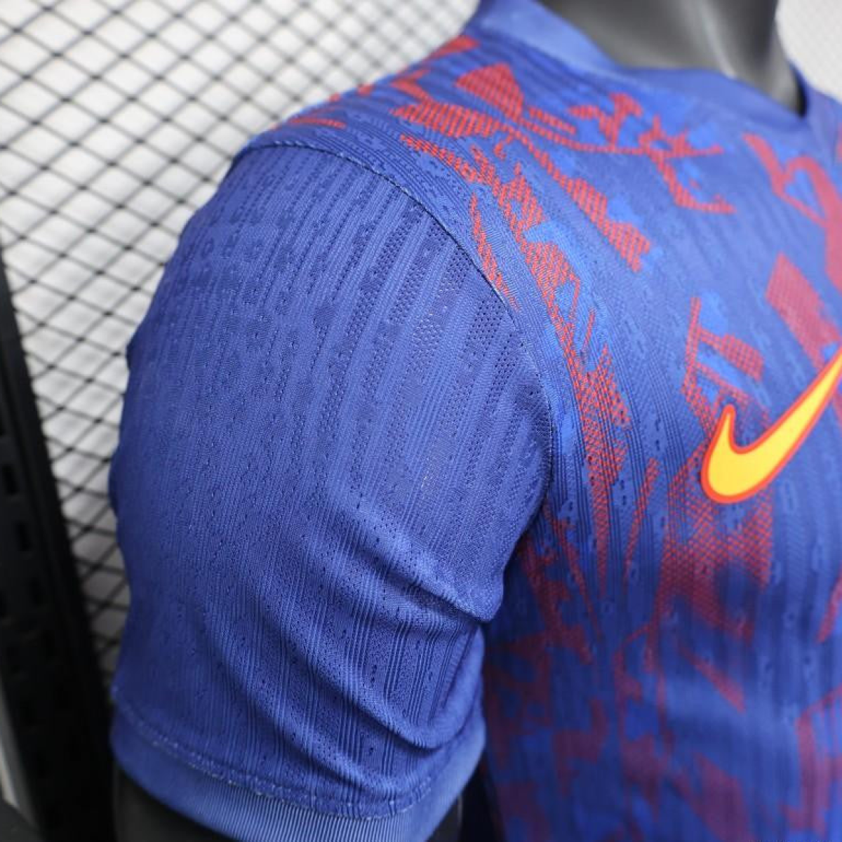 Player Version 25/26 Barcelona Blue with Red Pattern Jersey