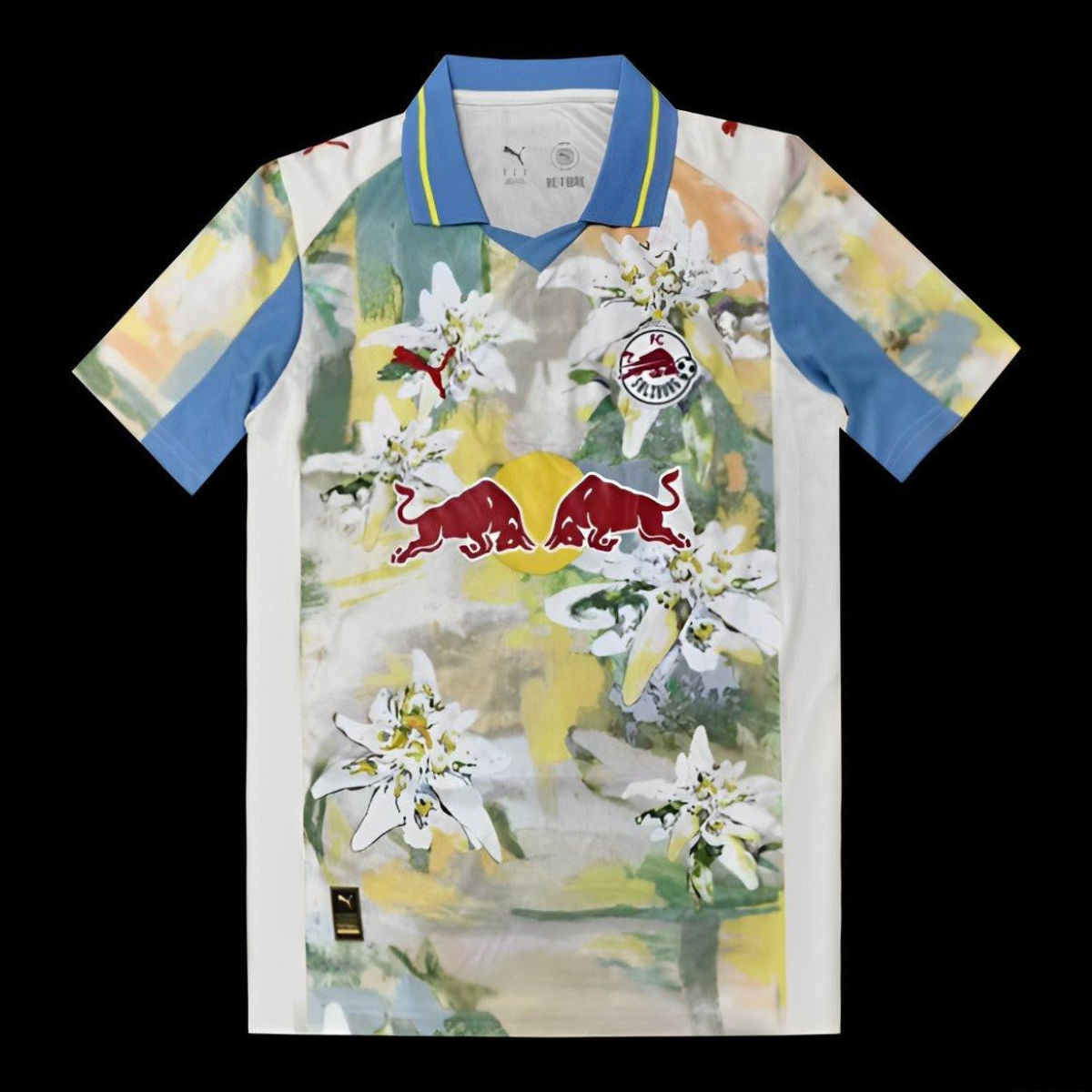 25/26 RB Leipzig White with Floral Pattern Jersey