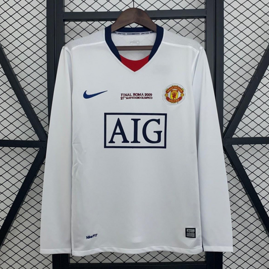08/09 Retro Manchester United Champions League Away Edition Jersey