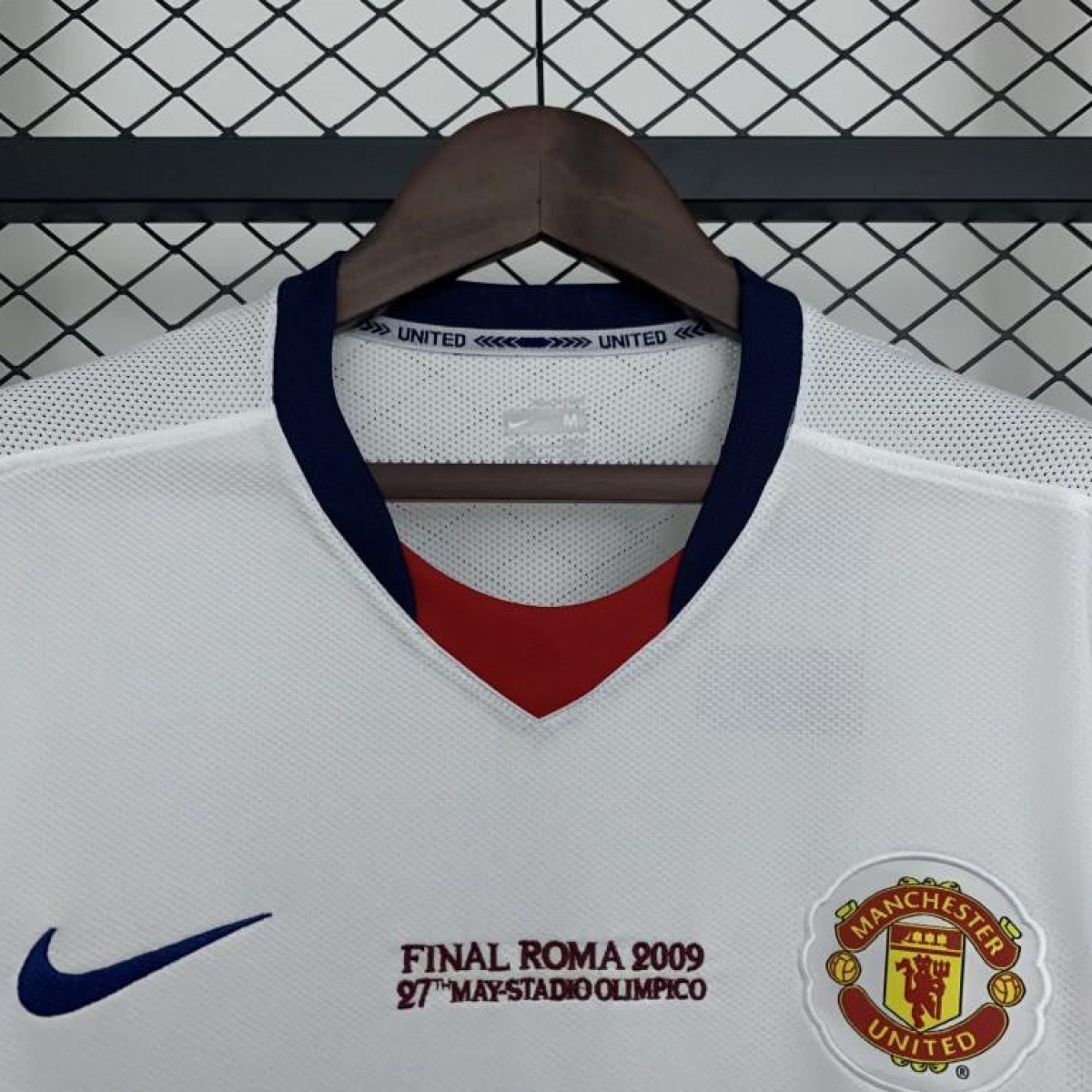 08/09 Retro Manchester United Champions League Away Edition Jersey