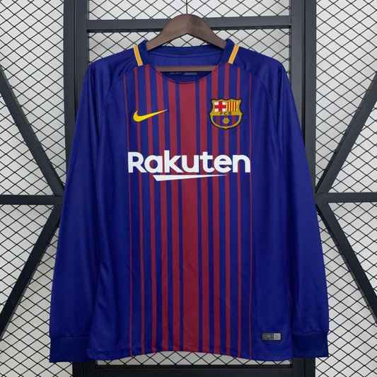 17/18 Retro Barcelona Home Jersey