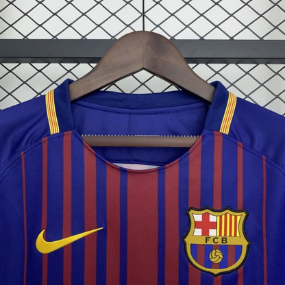 17/18 Retro Barcelona Home Jersey