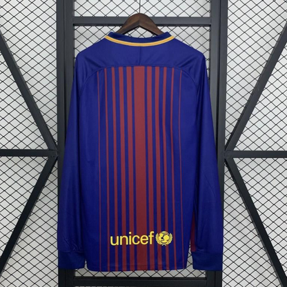 17/18 Retro Barcelona Home Jersey