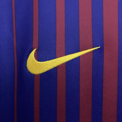 17/18 Retro Barcelona Home Jersey