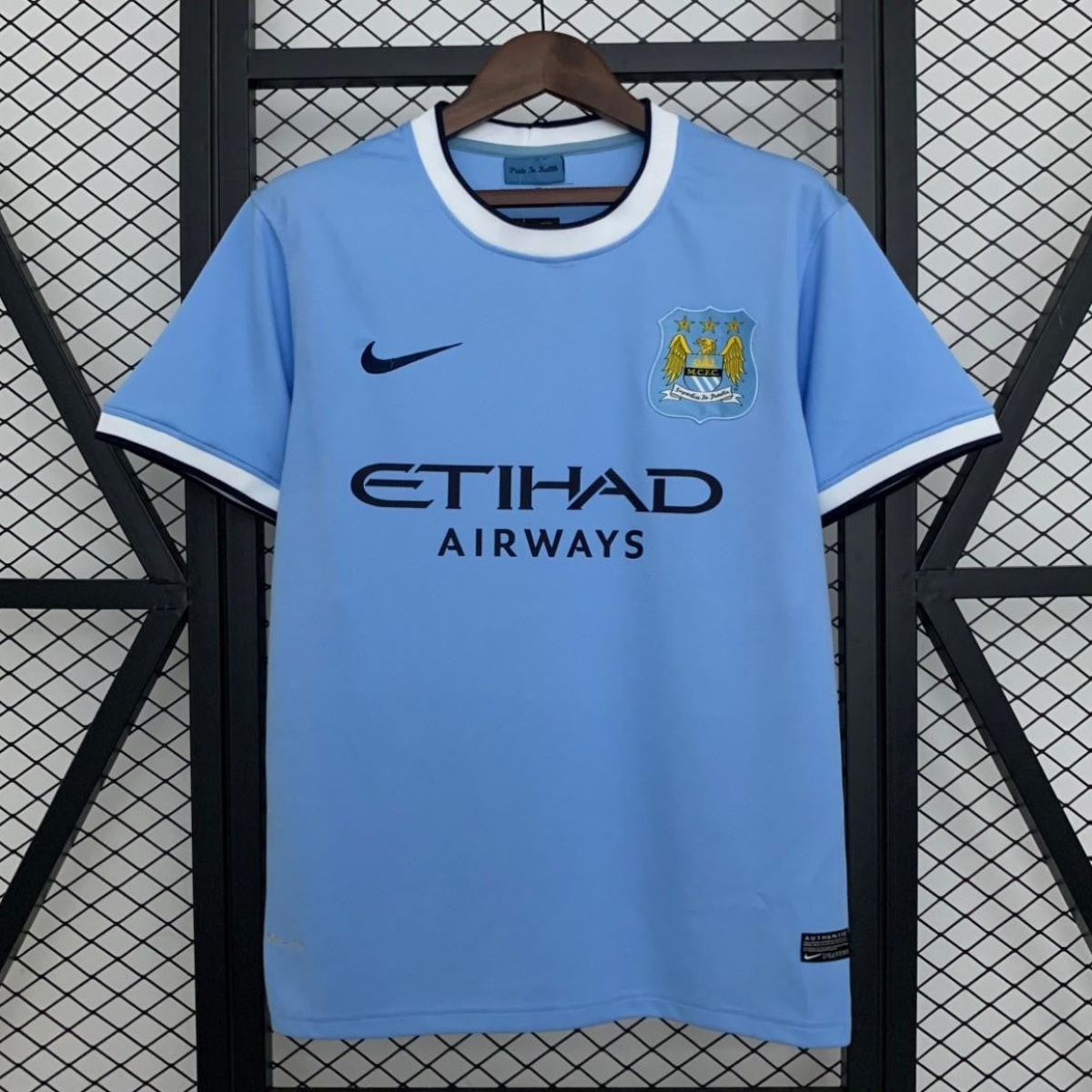 13/14 Retro Manchester City Home Jersey