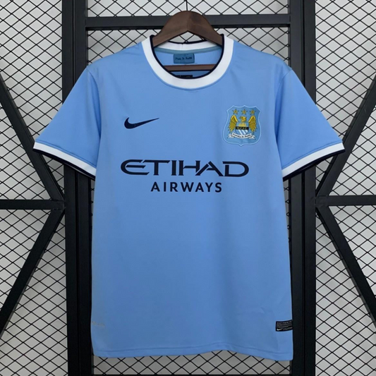 13/14 Retro Manchester City Home Jersey