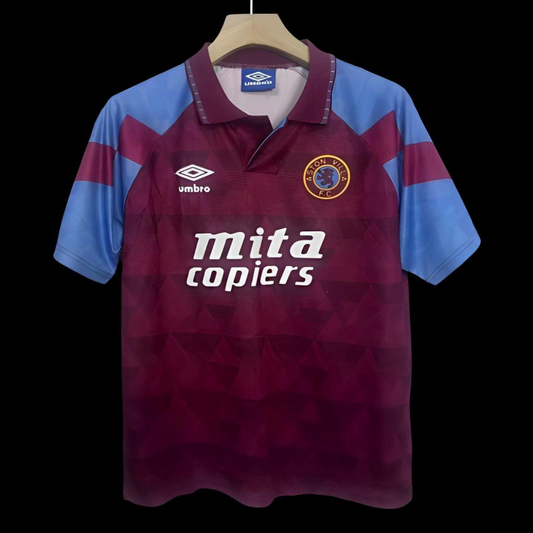 Retro 90/92 Aston Villa Home Jersey