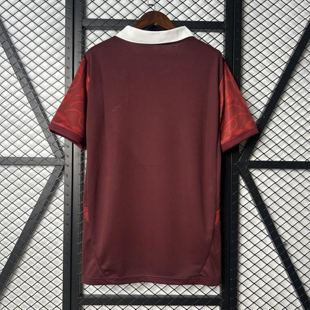 2025 Portugal National Team Burgundy with Floral Pattern Jersey