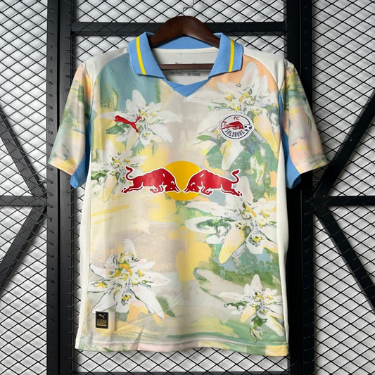 25/26 RB Salzburg White with Floral Pattern Jersey