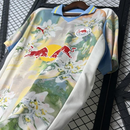 25/26 RB Salzburg White with Floral Pattern Jersey