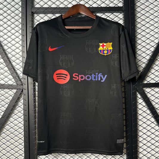25/26 FC Barcelona Black with Spotify Logo Jersey