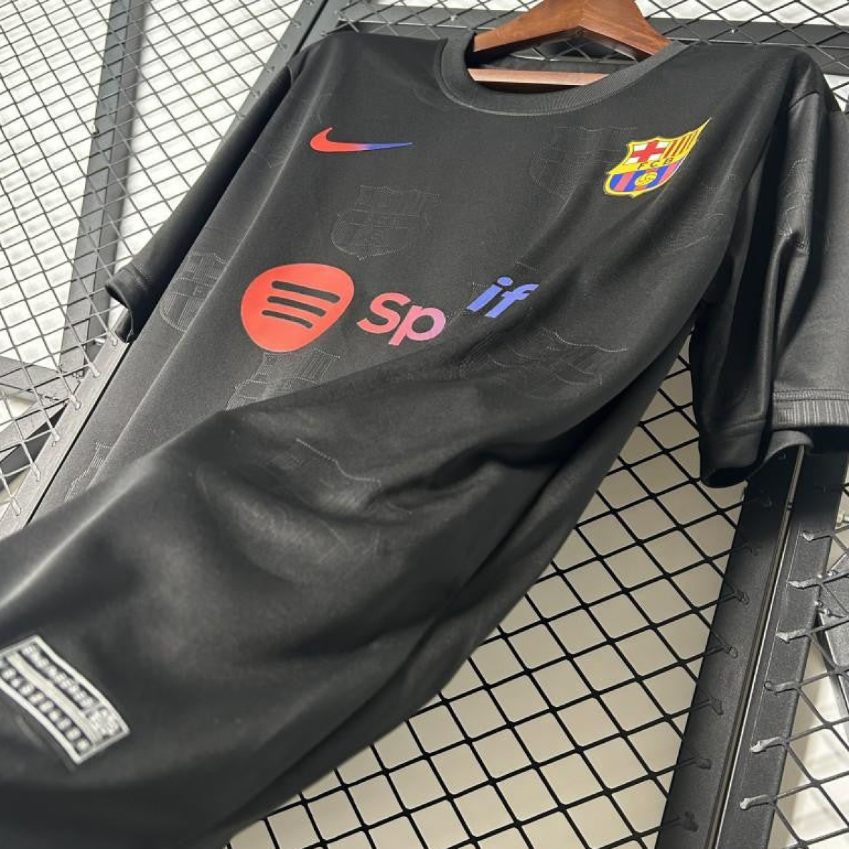 25/26 FC Barcelona Black with Spotify Logo Jersey