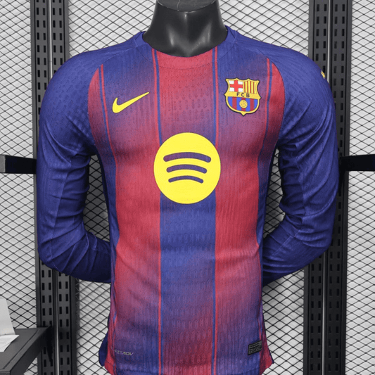 Player Version 25/26 Barcelona Home Long Sleeve Jersey
