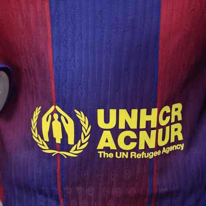 Player Version 25/26 Barcelona Home Long Sleeve Jersey