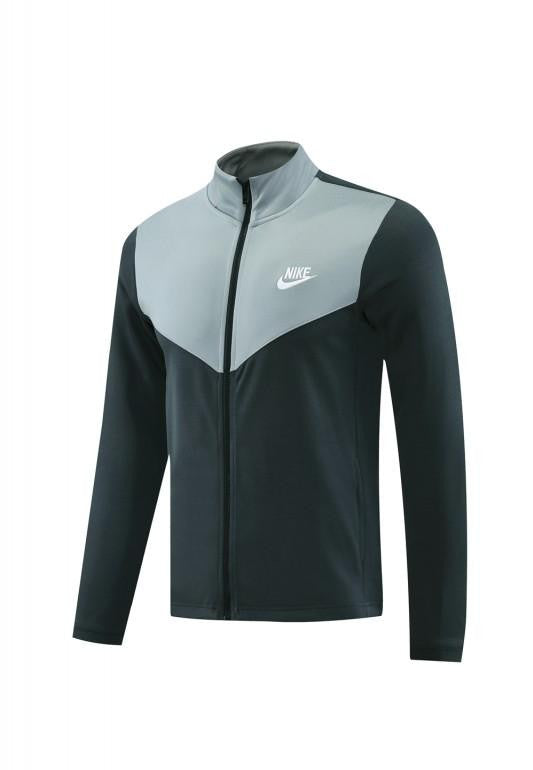 2024 NIKE Black/Grey Full Zipper Jacket +Long Pants