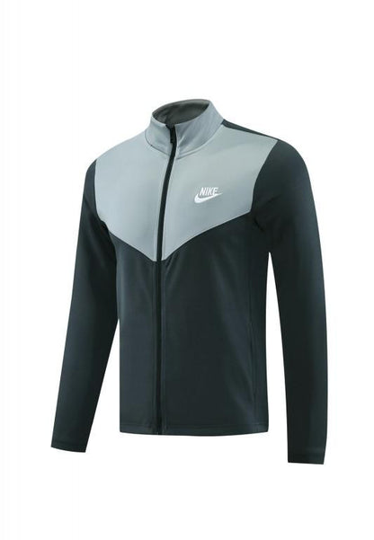 2024 NIKE Black/Grey Full Zipper Jacket +Long Pants