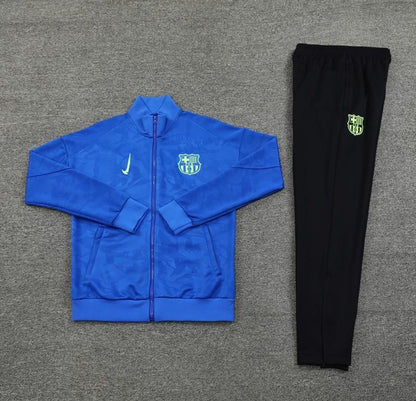 24/25 Barcelona Blue Full Zipper Jacket +Long Pants