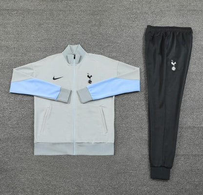 24/25 Tottenham Hotspur Grey Full Zipper Jacket +Long Pants