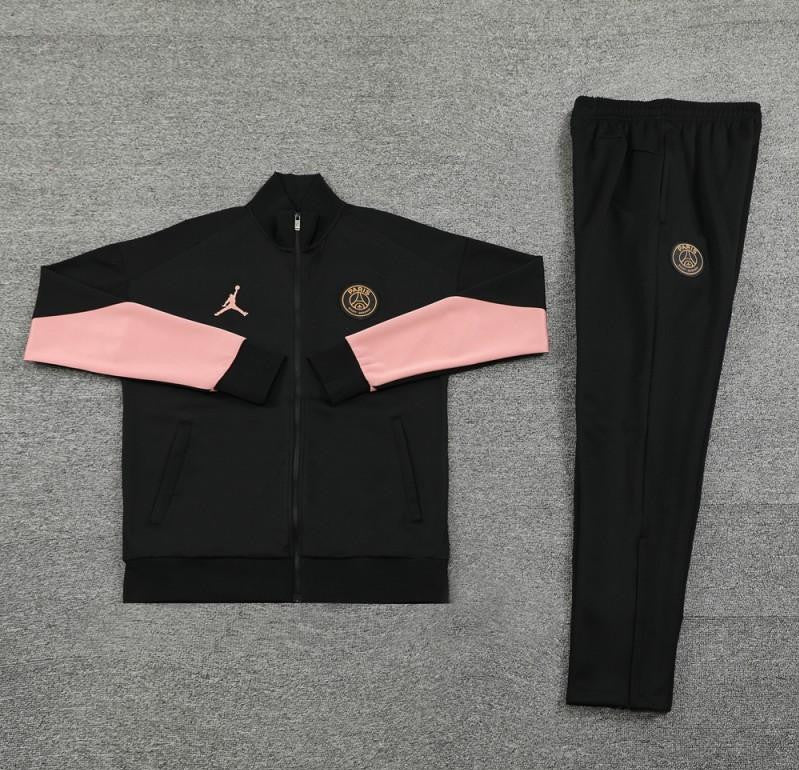24/25 PSG Black Full Zipper Jacket +Long Pants