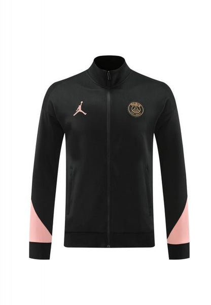 24/25 PSG Black Full Zipper Jacket +Long Pants