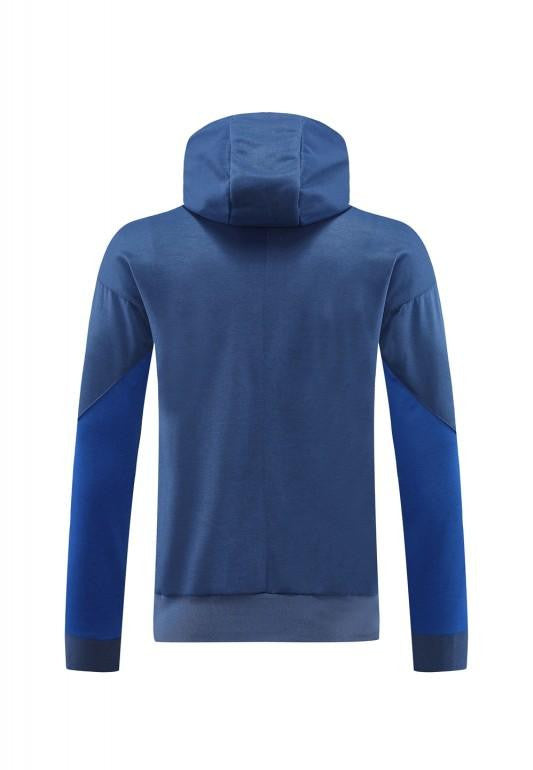 24/25 Inter Milan Blue Hoodie Full Zipper Jacket +Long Pants