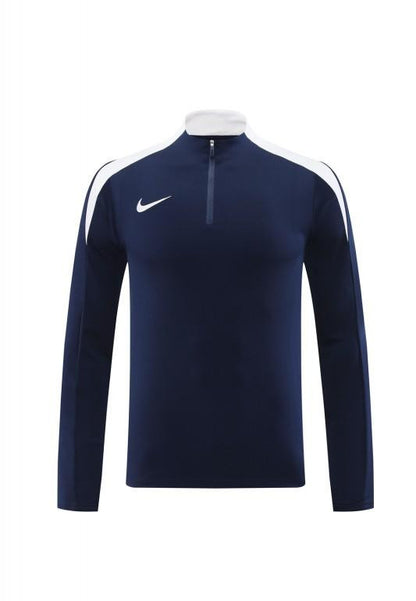 24/25 Nike Navy Half Zipper Jacket+Long Pants