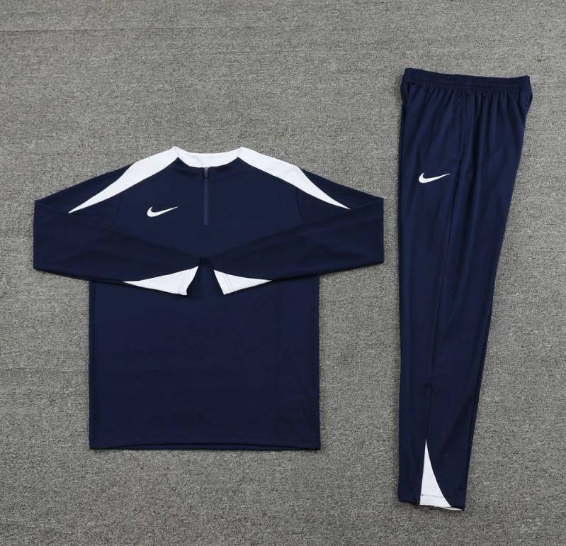 24/25 Nike Navy Half Zipper Jacket+Long Pants