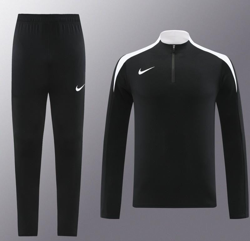 24/25 Nike Black Half Zipper Jacket+Long Pants