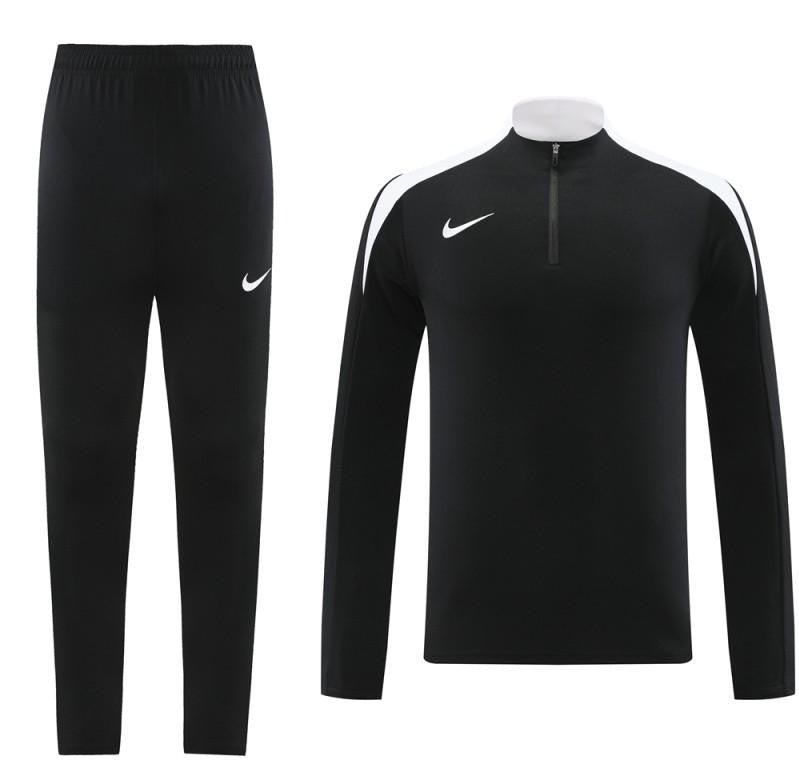 24/25 Nike Black Half Zipper Jacket+Long Pants
