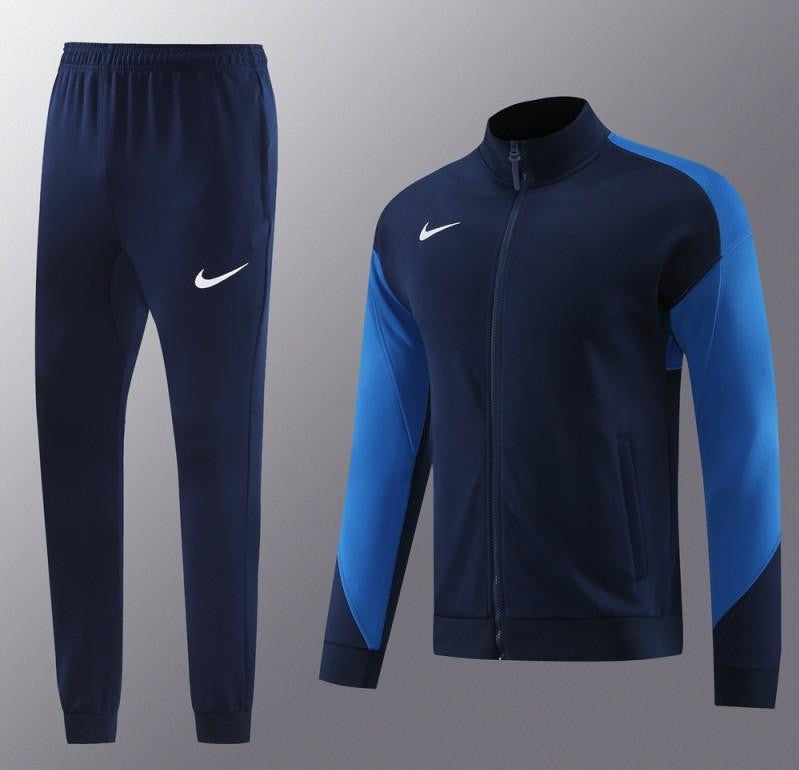 24/25 Nike Navy/Blue Full Zipper Jacket +Long Pants