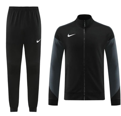 24/25 Nike Black Full Zipper Jacket +Long Pants