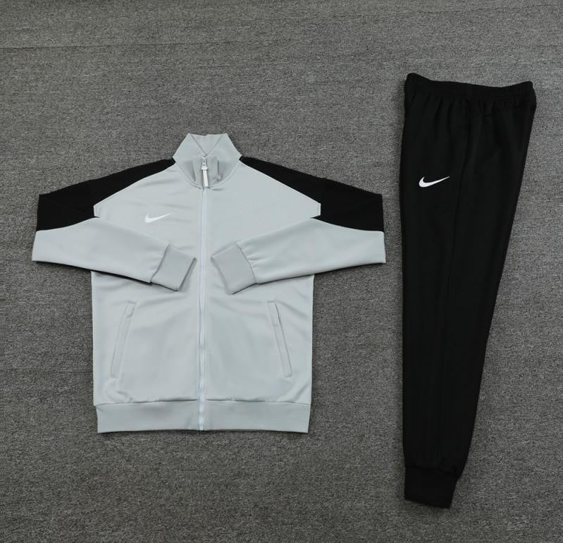 24/25 Nike Grey/Black Full Zipper Jacket +Long Pants
