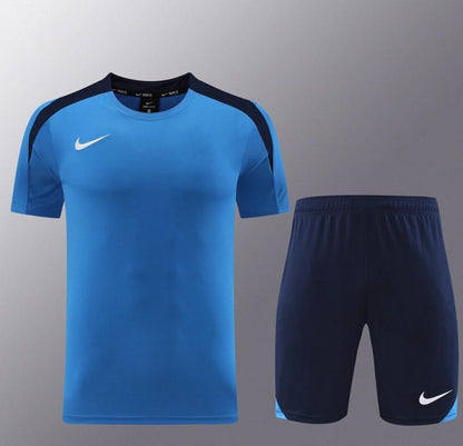24/25 Nike Blue/Black Short Sleeve Jersey+Shorts