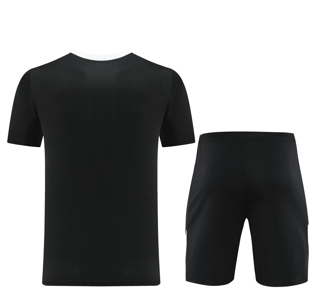 24/25 Nike Black/White Short Sleeve Jersey+Shorts