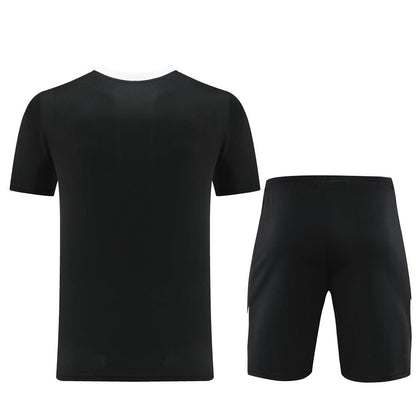 24/25 Nike Black/White Short Sleeve Jersey+Shorts