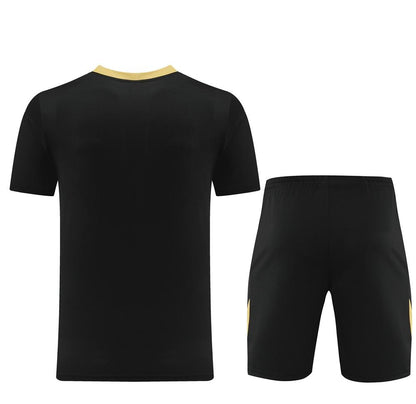 24/25 Nike Black/Golden Short Sleeve Jersey+Shorts