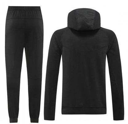 24/25 Nike Black Hoodie Full Zipper Jacket +Long Pants