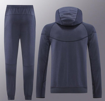 24/25 Nike Navy Hoodie Full Zipper Jacket +Long Pants