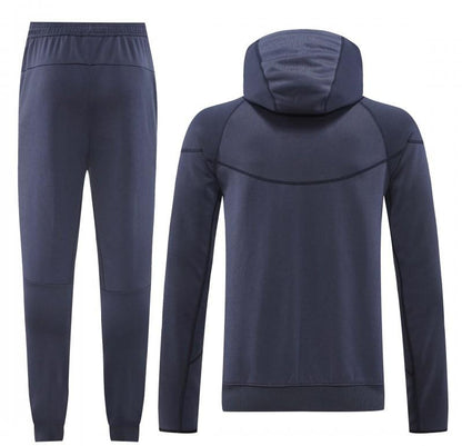 24/25 Nike Navy Hoodie Full Zipper Jacket +Long Pants