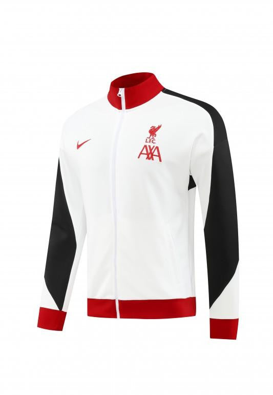24/25 Liverpool White Full Zipper Jacket +Long Pants