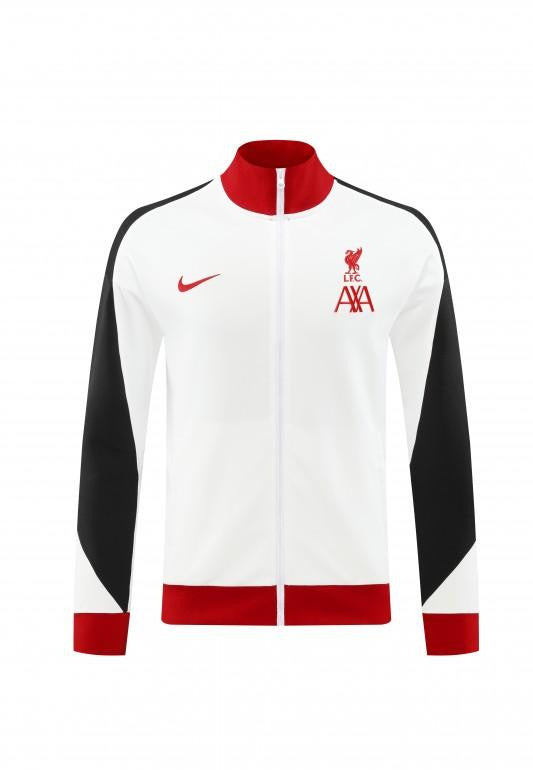 24/25 Liverpool White Full Zipper Jacket +Long Pants